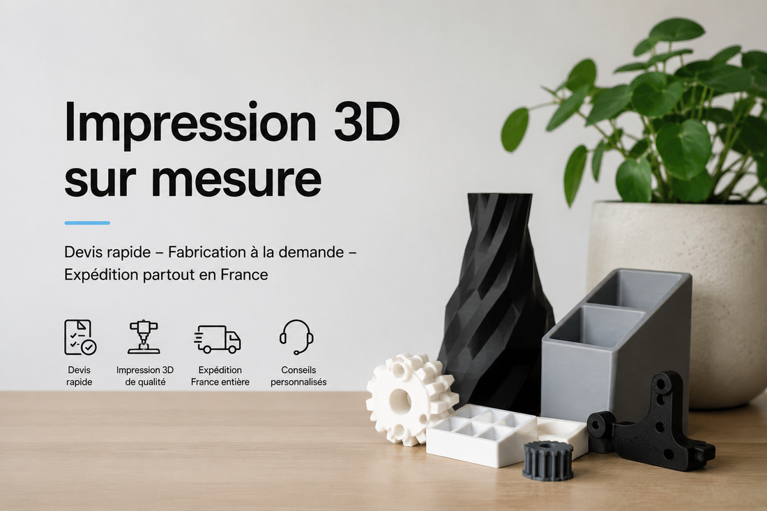 Impression 3D sur mesure – pièce imprimée en PLA par SerialPrinting, Évreux