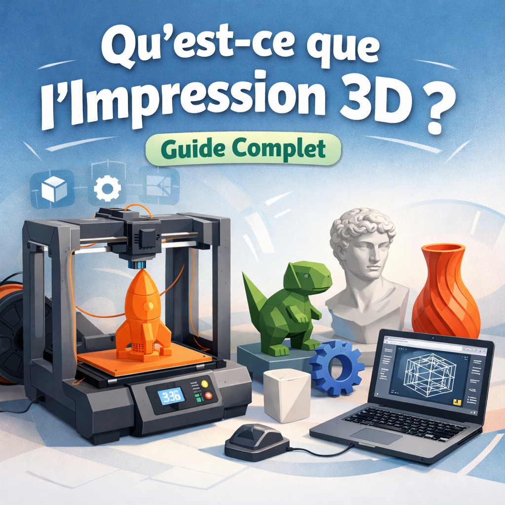 Explication de l’impression 3D en PLA et PETG - fabrication artisanale française Serialprinting