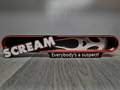 Affiche Scream 3D - Décoration Murale Imprimée en PLA