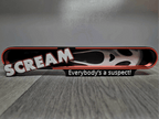 Affiche Scream 3D - Décoration Murale Imprimée en PLA