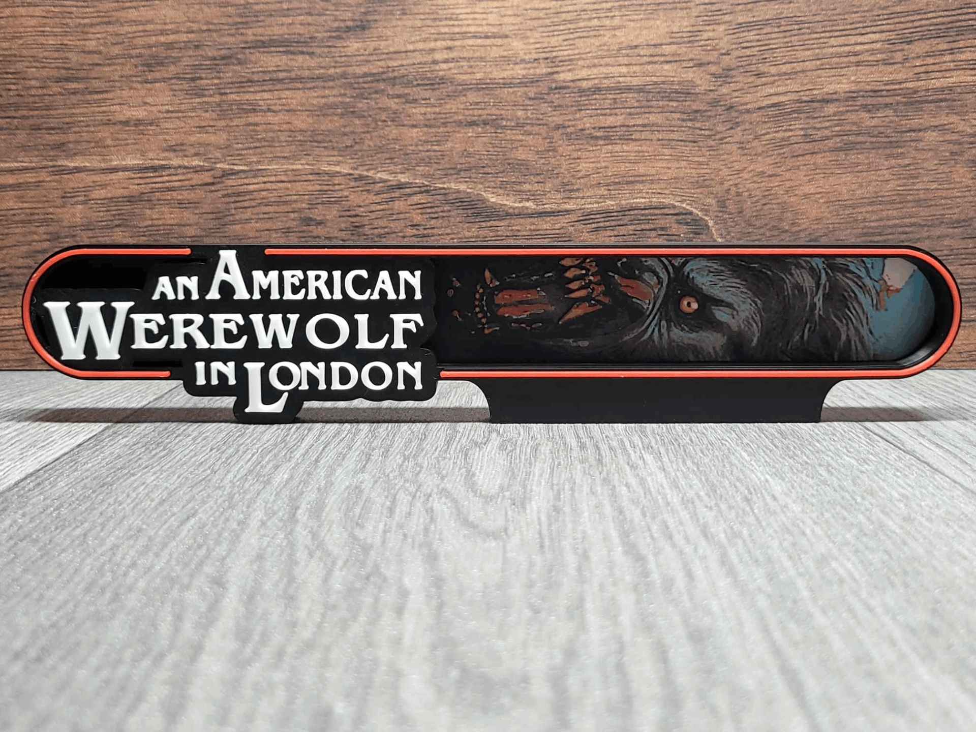 Affiche Le Loup-Garou de Londres 3D - Imprimée en PLA