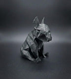 Statuette Bouledogue Français 3D - Design Compact