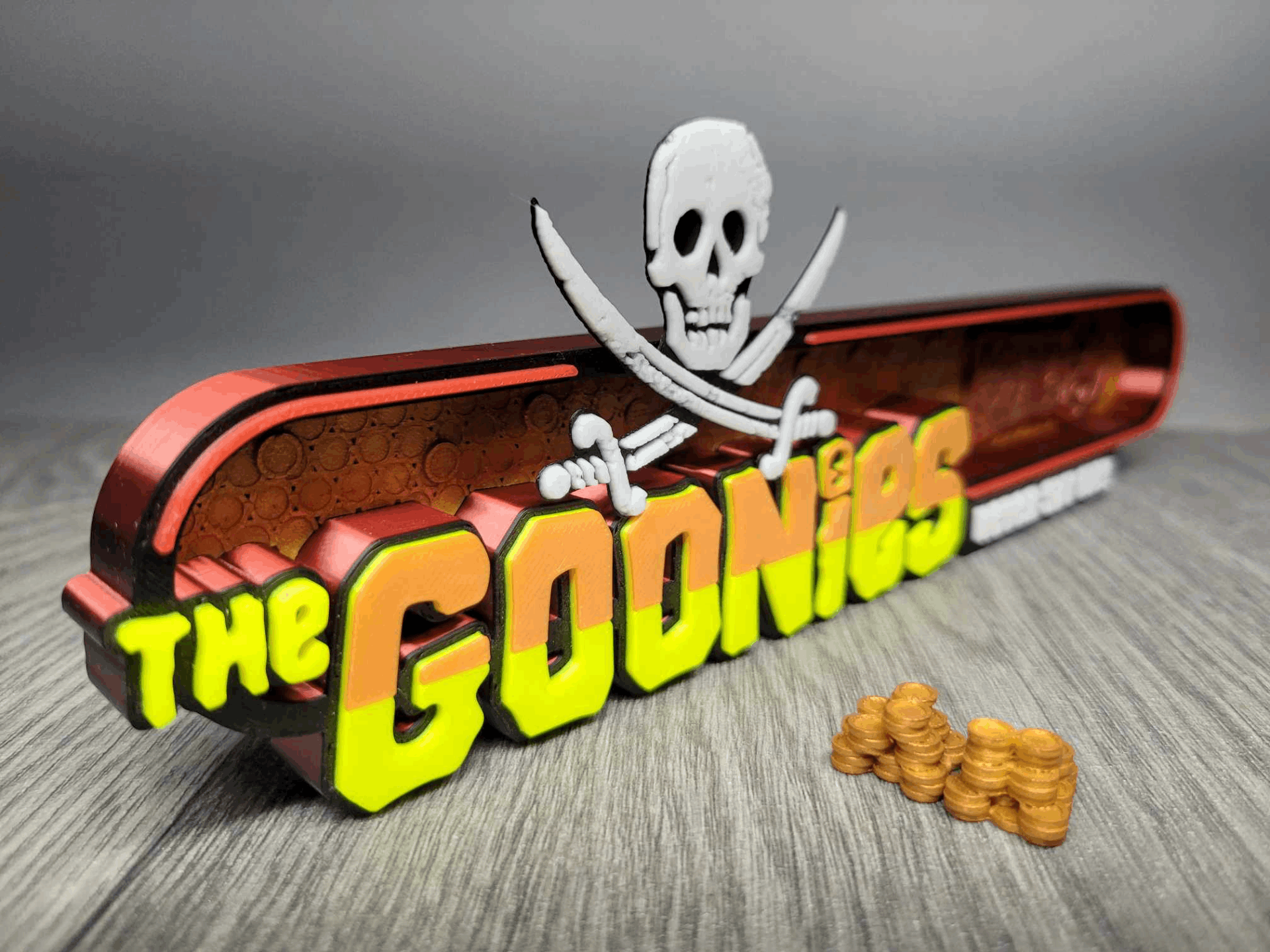Enseigne Les Goonies 3D - Logo Imprimé en PLA