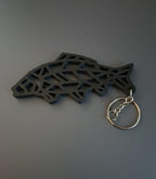 Porte-Clés Carpe 3D - Accessoire Carpiste Géométrique