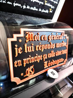 Cadre Kaamelott Citation "Moi Je..." - Déco Murale Humour 3D - Fan Art