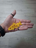 Porte-Clés Truite 3D - Accessoire Pêche Géométrique