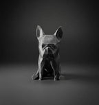 Statuette Bouledogue Français 3D - Design Compact