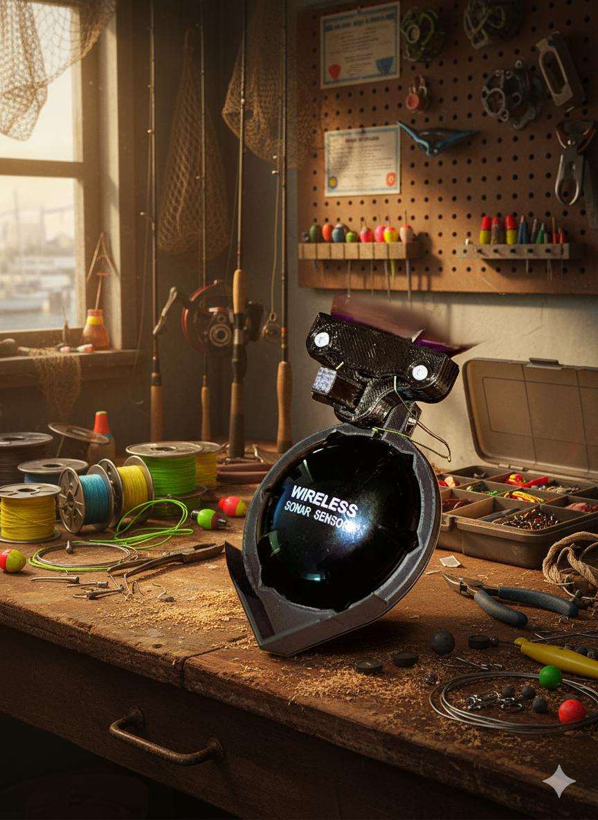 Support Sondeur Deeper Lucky Wireless - Bateau Amorceur Flytec Traptec