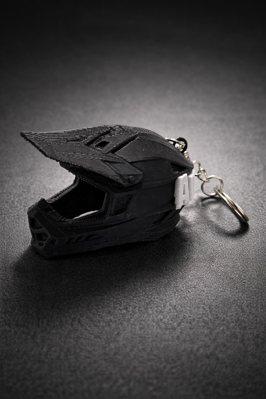 Porte-Clés Casque Motocross 3D personnalisable - Cadeau Motard Cross