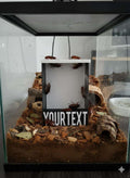 Nourrisseur mural pour terrarium personnalisable – Anti-évasion – Gecko, Pogona, Reptiles