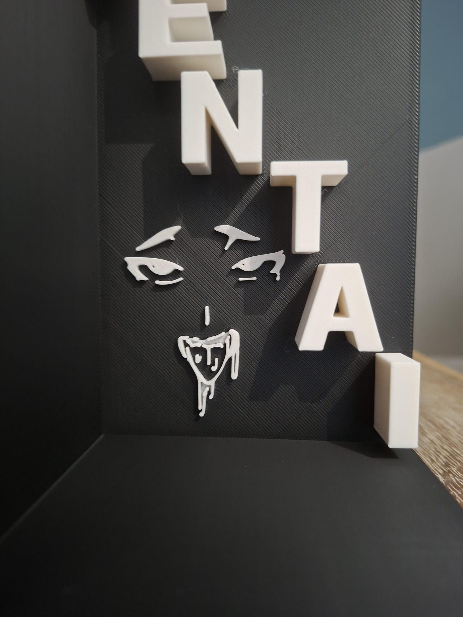Serre-Livres Manga 3D – Support Livres Anime Noir & Blanc – Déco Otaku