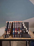 Serre-Livres Manga 3D – Support Livres Anime Noir & Blanc – Déco Otaku