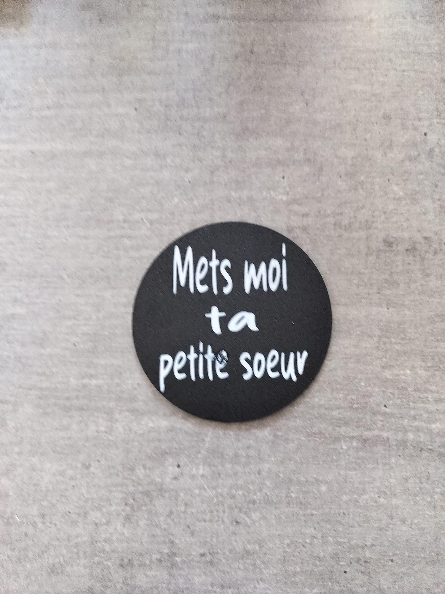 Dessous de Verre Humour Apéro Personnalisables - Citations Drôles - Impression 3D
