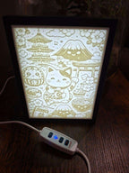Lampe Photo Personnalisée – Veilleuse Lithophanie à LED – Cadeau Souvenir