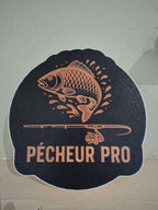 Light Box Pêche à la Carpe Imprimée en 3D – Déco LED Murale & Bureau pour Pêcheur