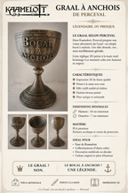 Bocal à Anchois – Graal de Perceval Réplique Kaamelott en impression 3D peinte à la main