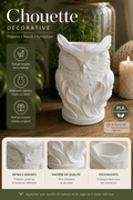 Cache Pot Chouette-hibou Design en Impression 3D – Décoration Nature Élégante
