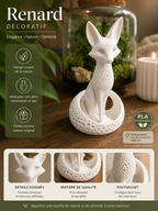 Fennec Décoratif – Figurine Imprimée en 3D, Made in France