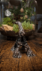 Tour Eiffel Post-Apocalyptique 3D - Figurine Peinte Main - Déco Geek Gaming