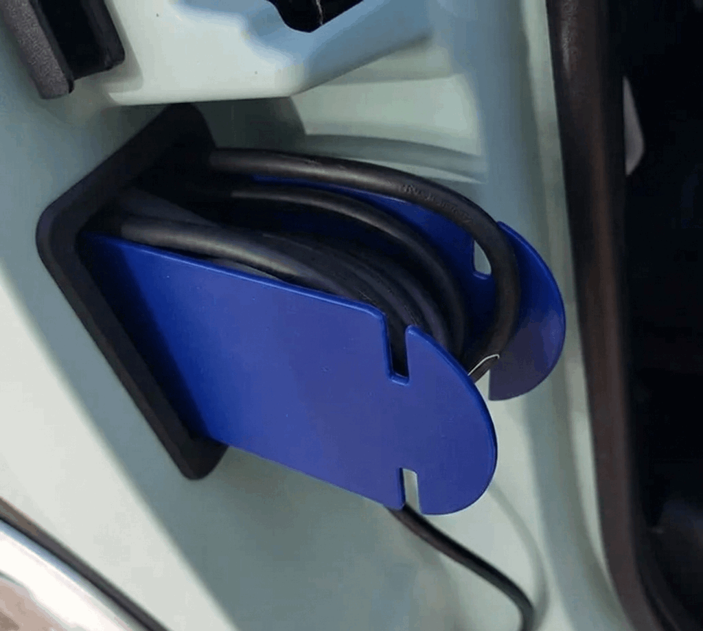 Range-Câble de Recharge pour Fiat Topolino - Imprimé en 3D PETG