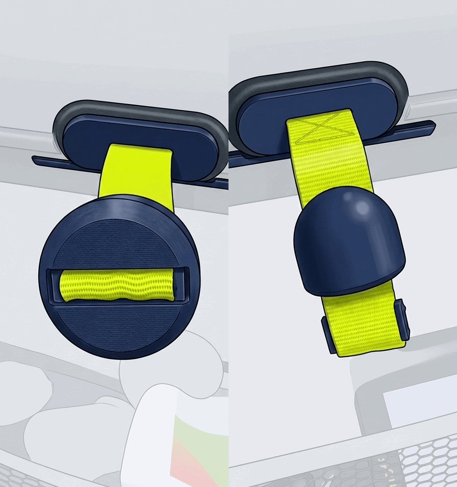Boules pour Sangle de Portière - Citroën Ami / Opel Rocks-E / Fiat Topolino