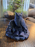 Hibou Gardien du Savoir - Sculpture 3D Imprimée