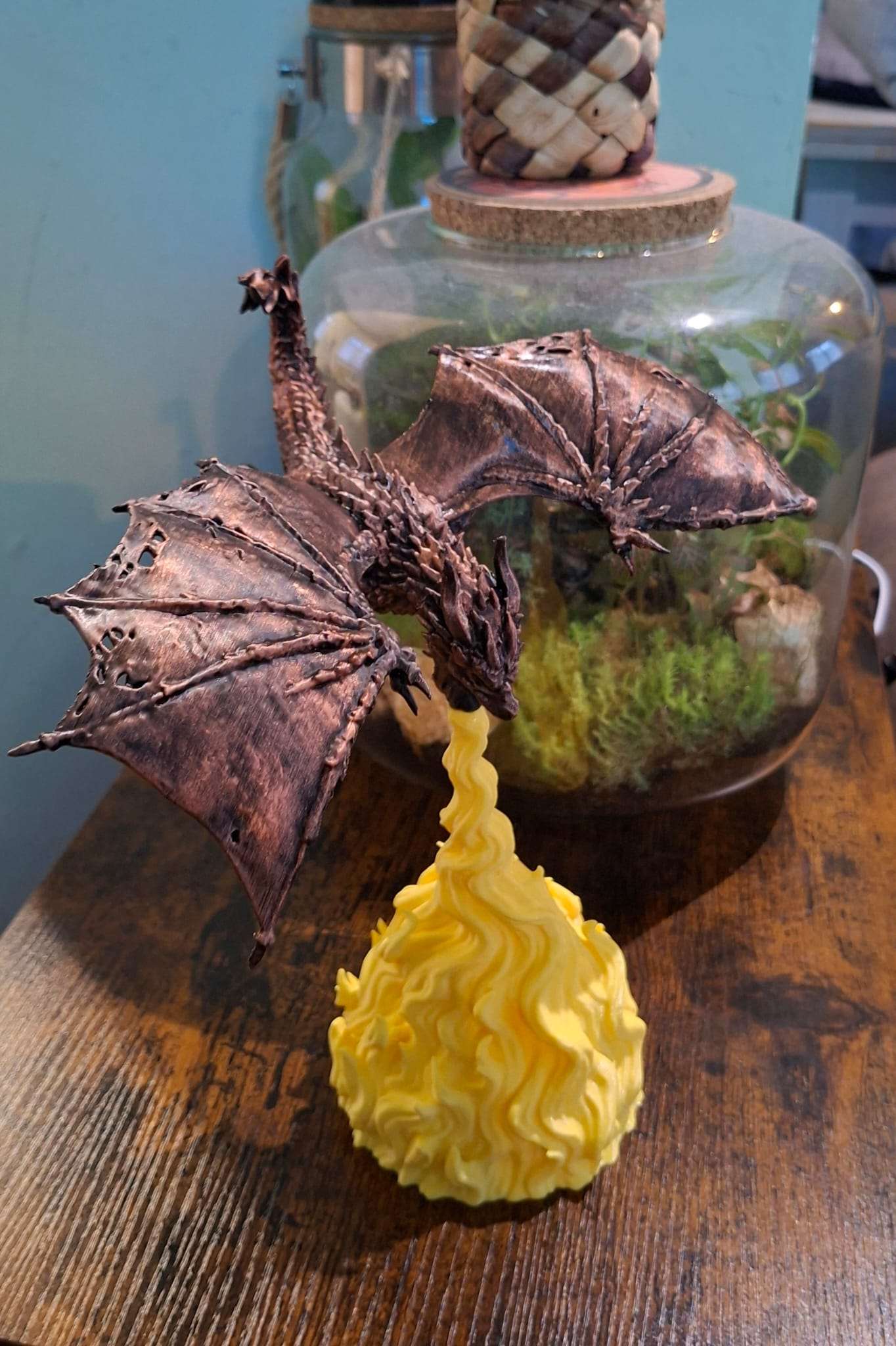 Dragon Lampe - Portfolio Serialprinting | Sculpture Lumineuse 3D