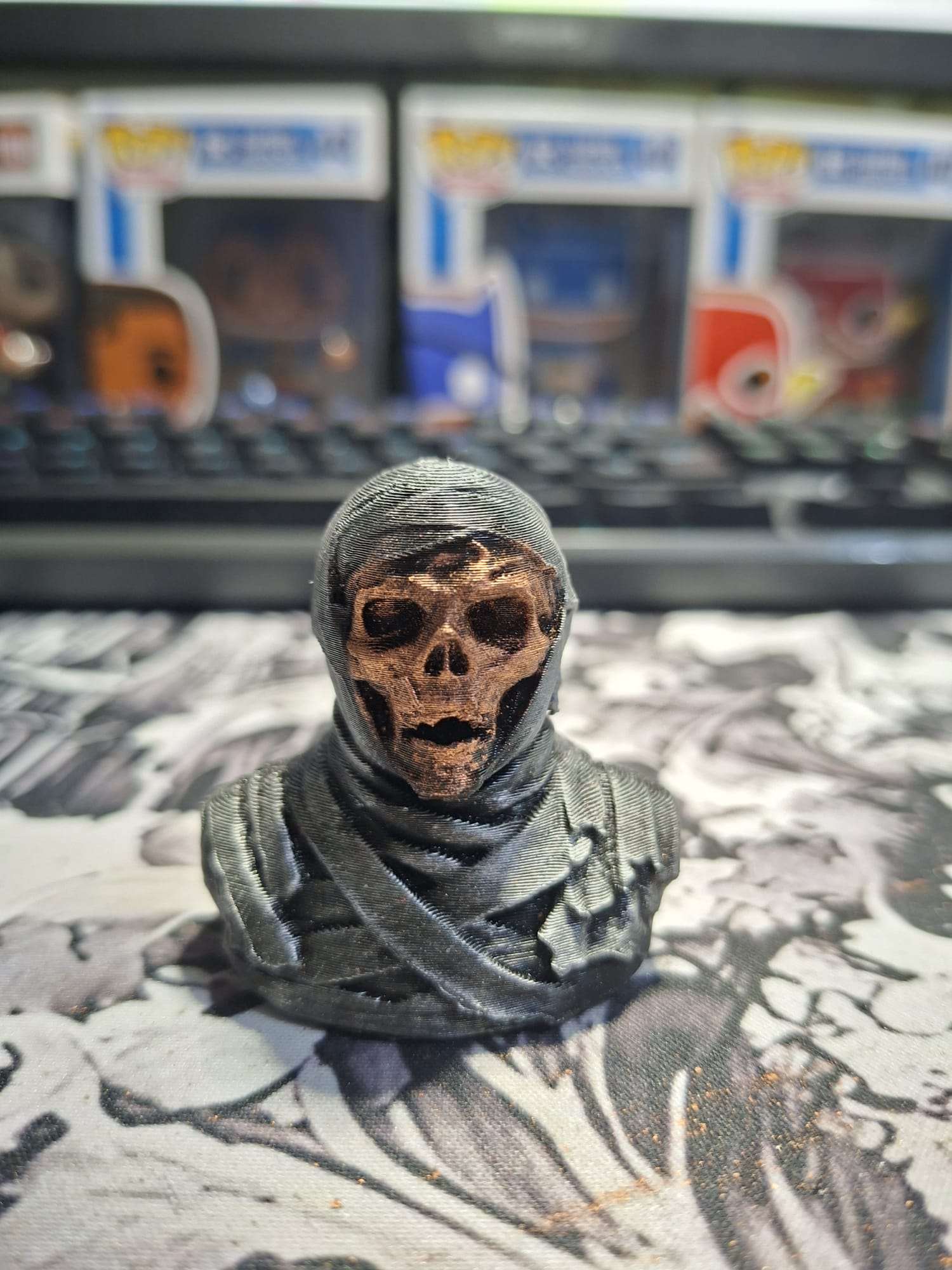 Buste de Momie - Portfolio Serialprinting | Sculpture 3D Décorative
