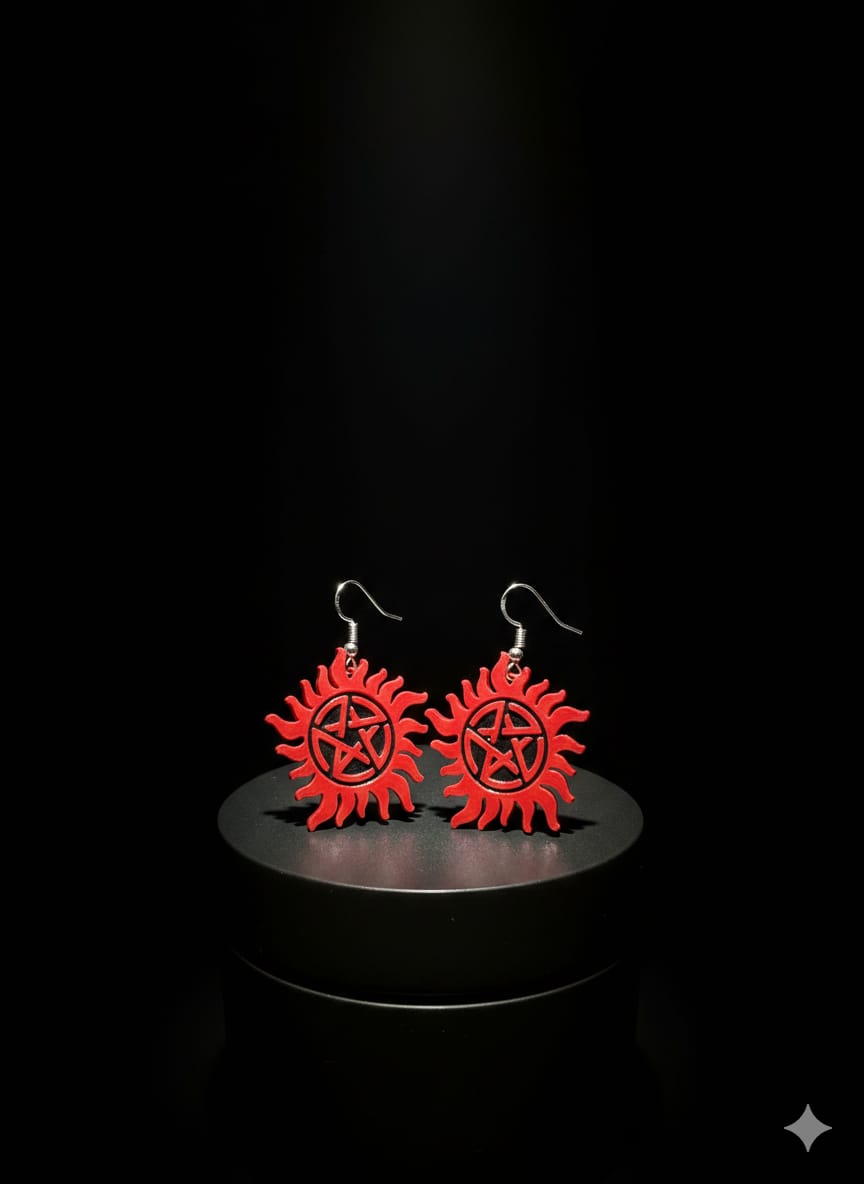 Boucles d'Oreilles Supernatural 3D - Projet Portfolio