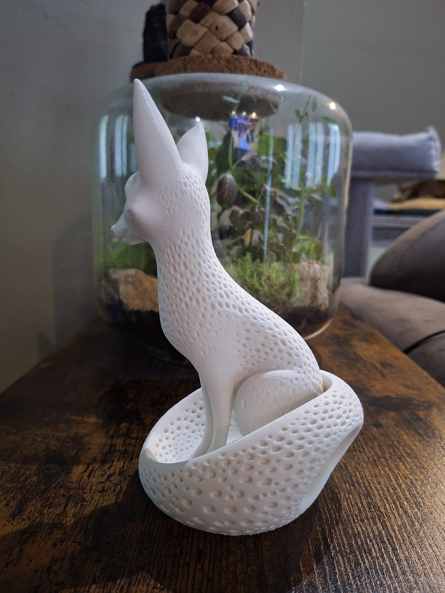 Fennec Décoratif – Figurine Imprimée en 3D, Made in France