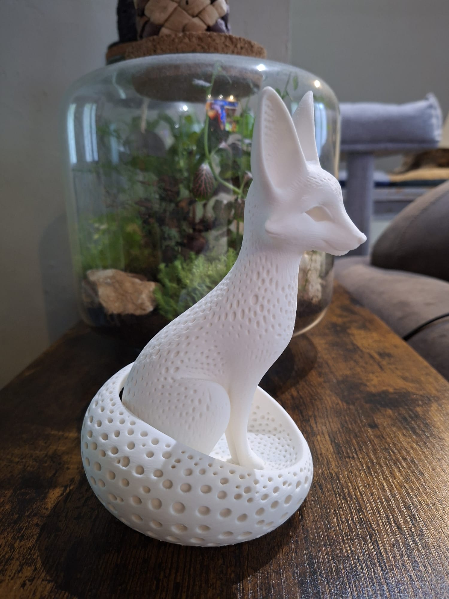Fennec Décoratif – Figurine Imprimée en 3D, Made in France