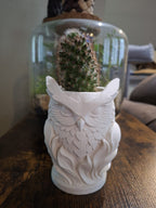 Cache Pot Chouette-hibou Design en Impression 3D – Décoration Nature Élégante