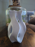 Vase Organique Imitation Marbre – Déco Moderne, Made in France
