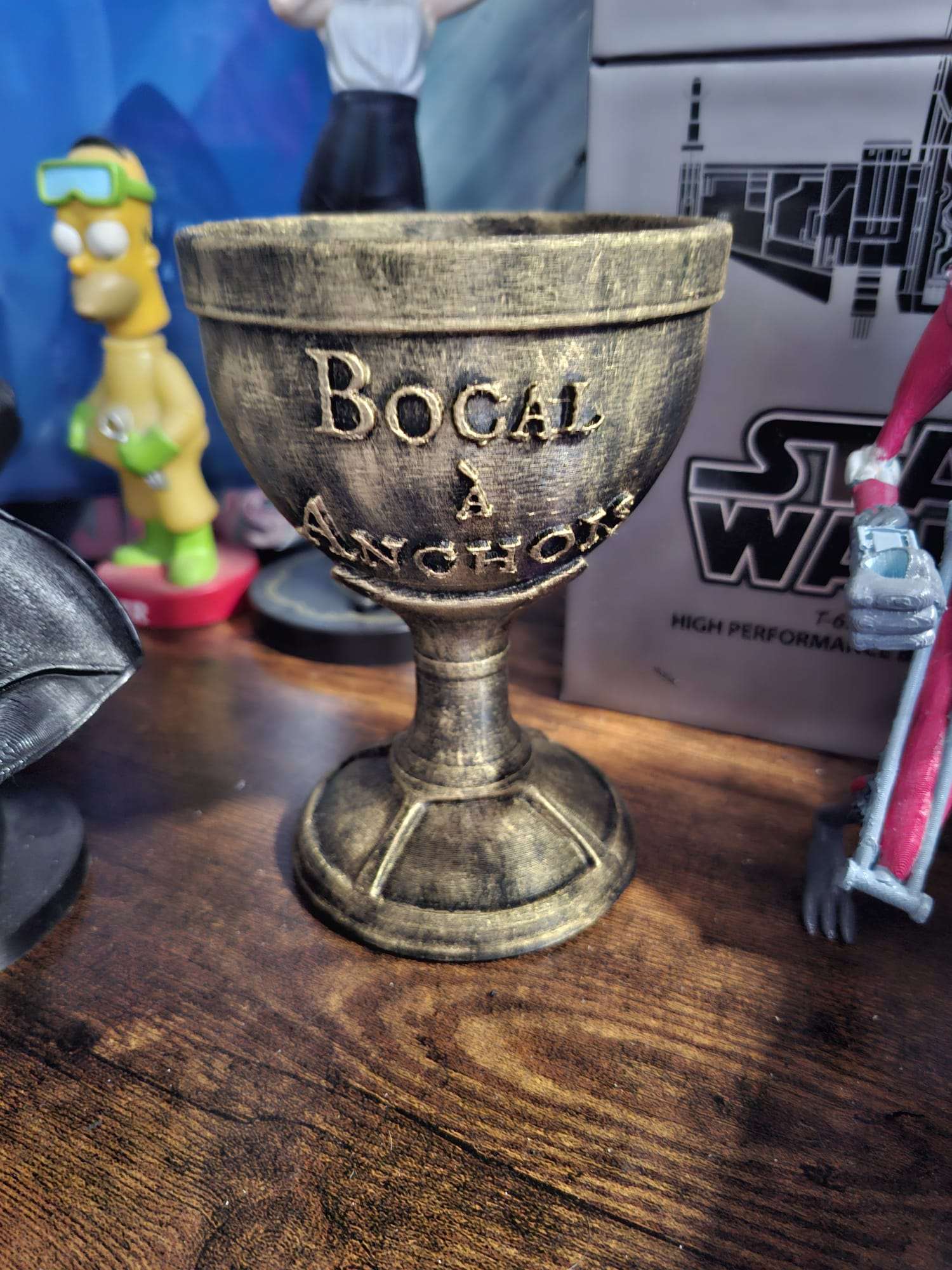 Bocal à Anchois – Graal de Perceval Réplique Kaamelott en impression 3D peinte à la main