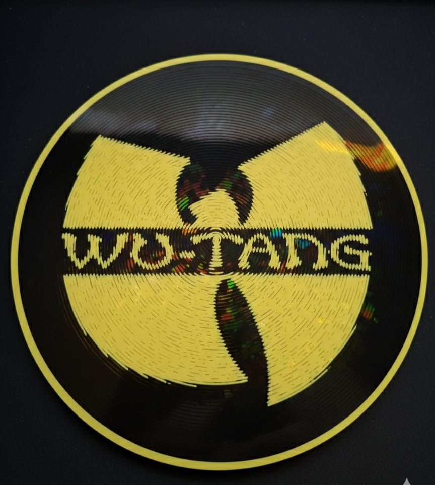 Vinyle holographique à l'effigie du Wu-Tang Clan
