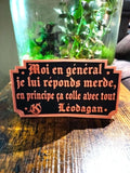 Cadre Kaamelott Citation "Moi Je..." - Déco Murale Humour 3D - Fan Art