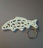 Porte-Clés Carpe 3D - Accessoire Carpiste Géométrique