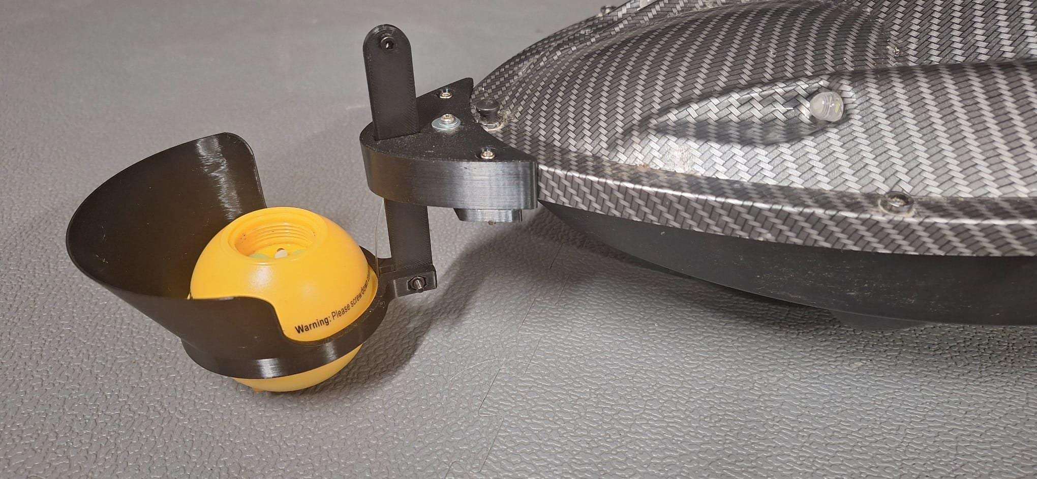 Support sondeur deeper/Lucky/Wireless sonar sensor - Accessoire pour bateau chinois amorceur et Flytec/Traptec, cadeau pêcheur