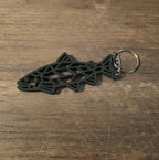 Porte-Clés Truite 3D - Accessoire Pêche Géométrique