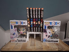 Support mangas imprimé 3D – Organisateur étagère noir – Accessoire collection anime