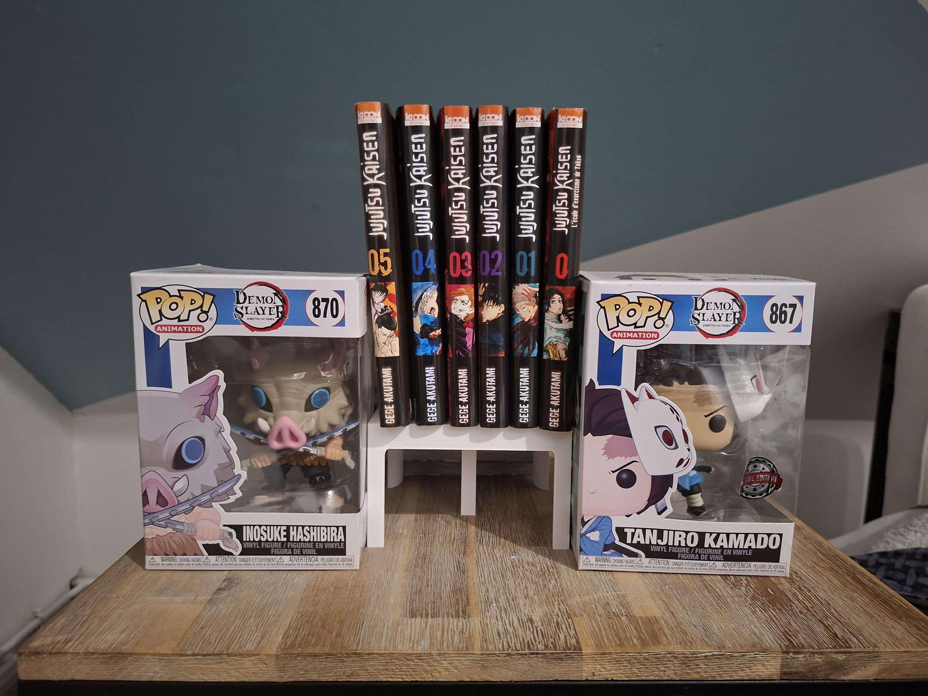 Support mangas imprimé 3D – Organisateur étagère noir – Accessoire collection anime
