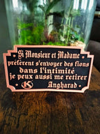 Cadre 3D Kaamelott citation Angharad – Réplique culte – Décoration humoristique fans