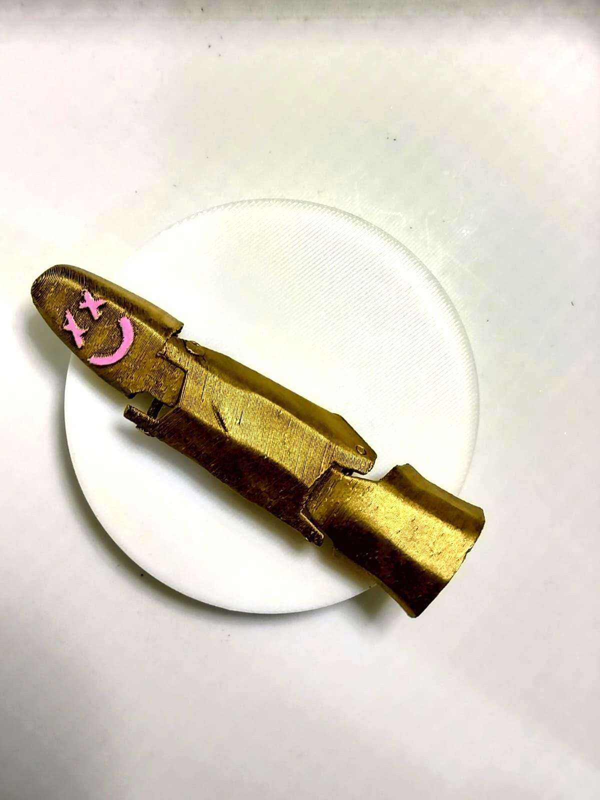 Doigt Mécanique Imprimé en 3D – Accessoire Cosplay Steampunk & Futuriste – Déco Geek Industrielle