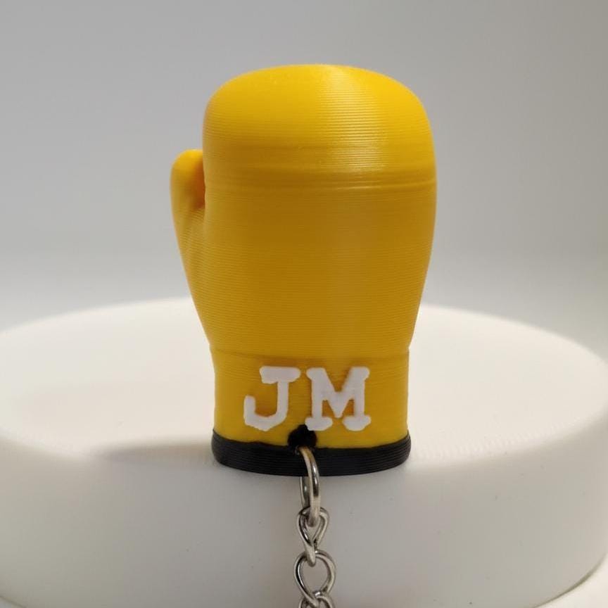 Porte-Clés Gant de Boxe Personnalisé 3D - Cadeau Boxeur