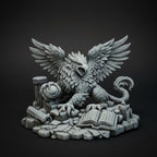 Magnet Gryffon 3D - Accessoire Jeu de Rôle D&D - Décor Table JDR Fantasy
