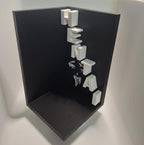 Serre-Livres Manga 3D – Support Livres Anime Noir & Blanc – Déco Otaku