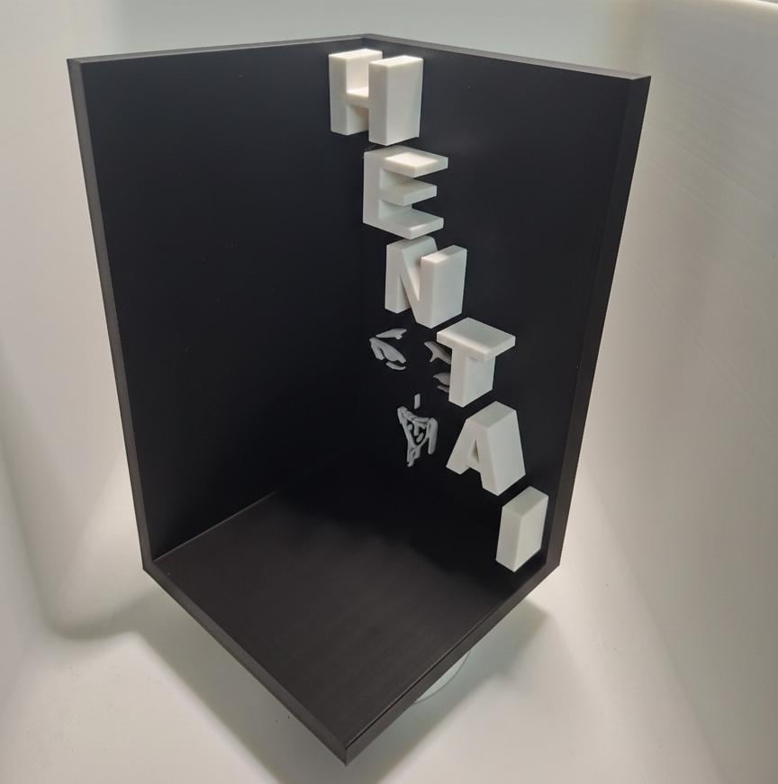 Serre-Livres Manga 3D – Support Livres Anime Noir & Blanc – Déco Otaku