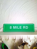 Plaque 8 Mile Road Detroit 3D - Déco Hip-Hop Street Art