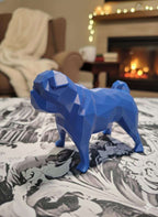 Figurine Carlin Low Poly 3D - Sculpture Géométrique