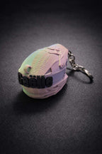 Porte-Clés Casque Motocross 3D - Cadeau Motard Cross